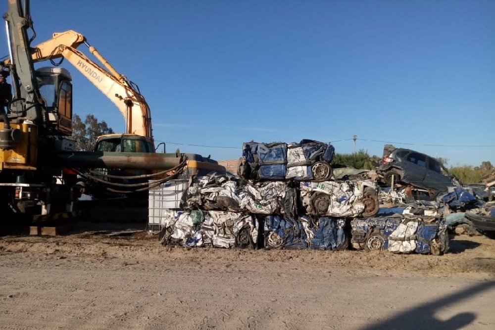 El Centro Ambiental Patagónico despachó más de 16 toneladas de chatarra