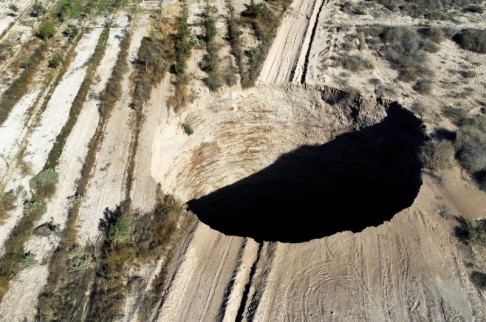 Alerta en Chile por el crecimiento en el tamaño del enorme agujero en la tierra