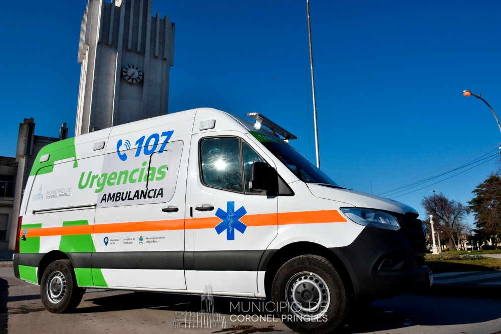 El Hospital Municipal de Coronel Pringles cuenta con una nueva ambulancia