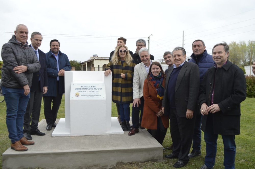 Inauguran espacio público "José Ignacio Rucci" en Patagones