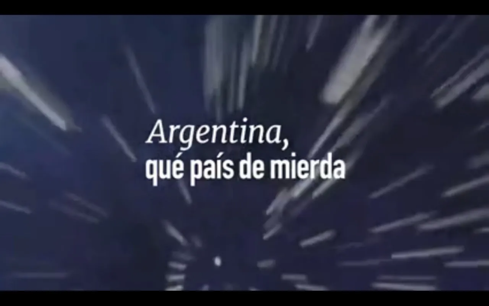 “Argentina, qué país de mierda”, el video que llegó a las redes y provocó polémica