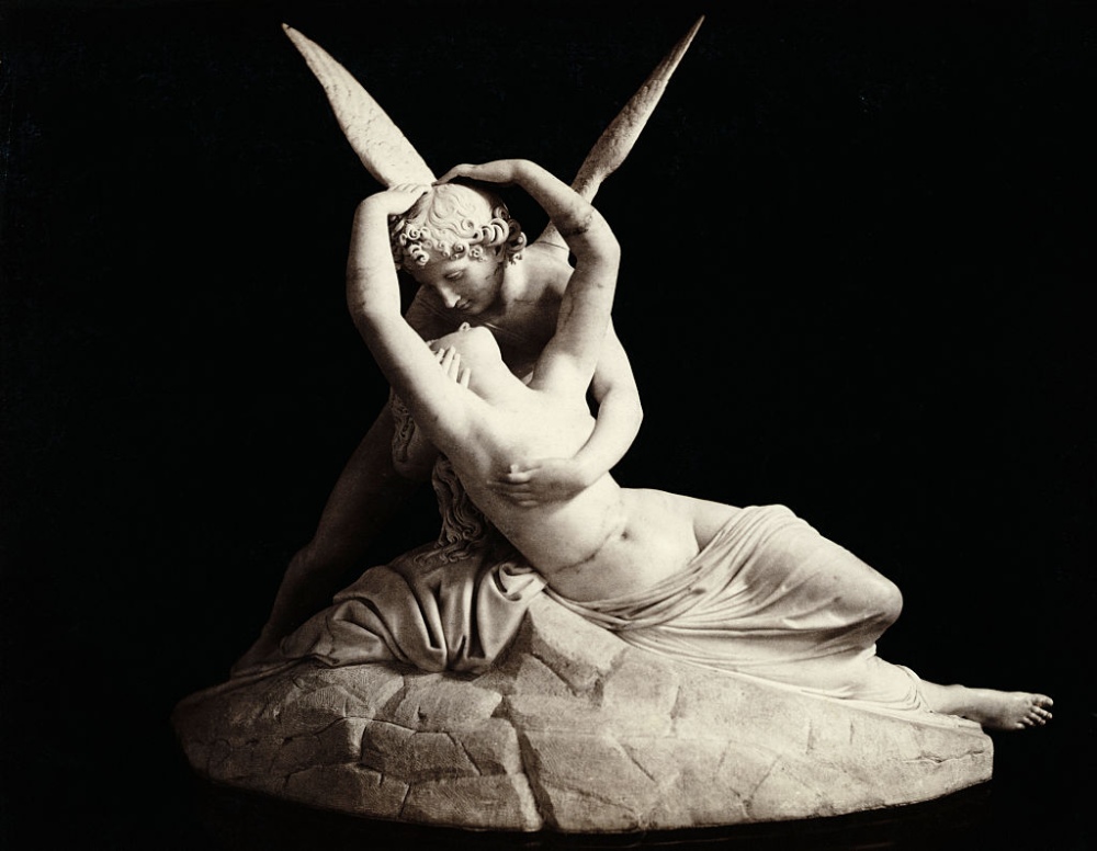 Cupido y Psique, del escultor italiano Antonio Canova. Bettmann via Getty Images 