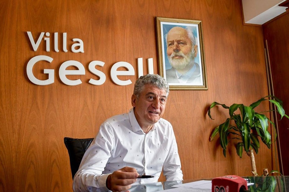  El intendente de Villa Gesell, Gustavo Barrera. 