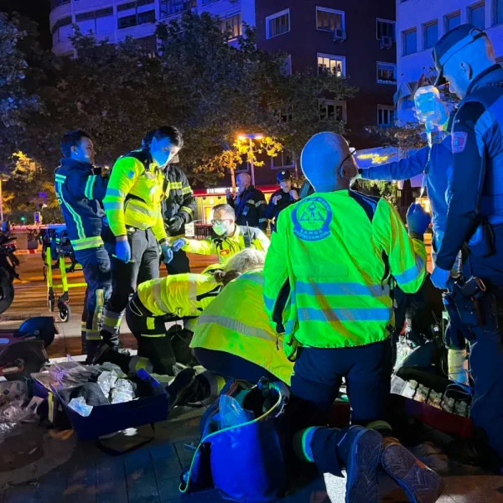 Dos muertos y diez heridos por un incendio en un restaurante de Madrid