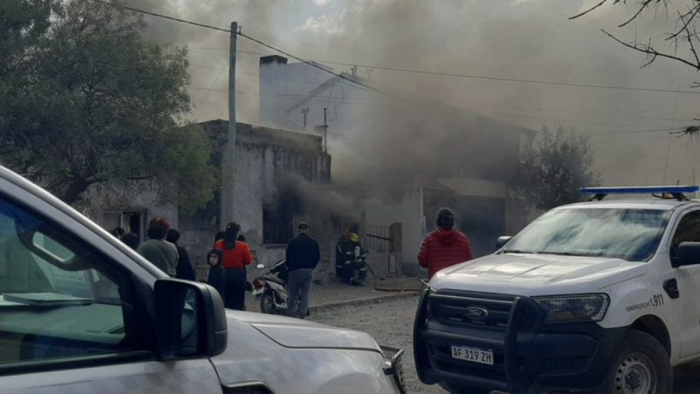 Un hombre y su hijo murieron en un incendio en Patagones
