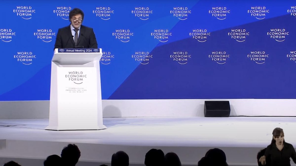 Javier Milei en el Foro de Davos: "Occidente está en peligro" por llevar a cabo políticas "socialistas"