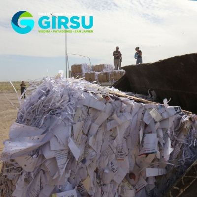 El Centro Ambiental Patagónico GIRSU realizó el primer envío del año de papel y aluminio
