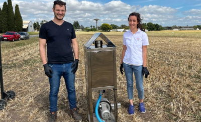 Un becario del CONICET construyó un detector de pesticidas en el aire