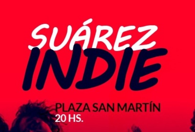 Ya llega el #SuarezIndie en la plaza San Martín