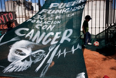 Vivir en pueblos fumigados con agrotóxicos aumenta el riesgo de padecer cáncer
