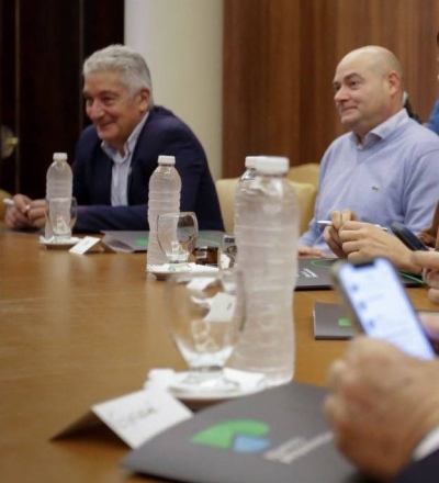 José Luis Zara y Raúl Reyes firmaron un convenio de Leasing con el Banco Provincia