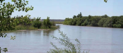 Río Colorado: Alertan que el caudal del río es casi 10 veces más que el promedio de los últimos meses