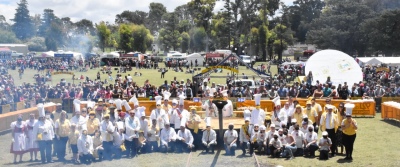 Pigüé festeja sus 139 años con la 24º edición de la Fiesta del Omelette Gigante