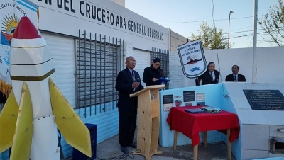 Acto en Punta Alta por el aniversario del hundimiento del crucero General Belgrano